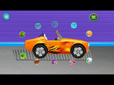 Kids Car Wash Salon Service Workshop Video