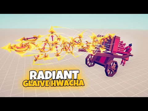 RADIANT GLAIVE HWACHA vs EVERY FACTION | TABS Totally Accurate Battle Simulator Gameplay
