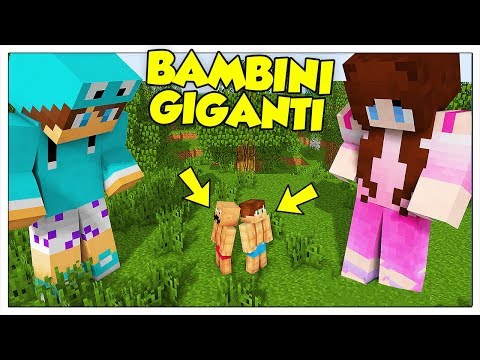 I BAMBINI GIGANTI ATTACCANO LA CAMERETTA! - Minecraft ITA