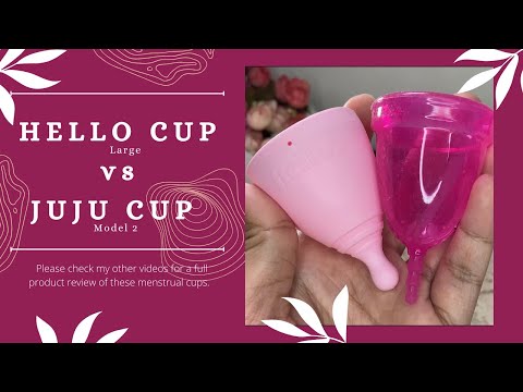 HELLO CUP Large vs JUJU CUP Model 2 : Squish Comparison