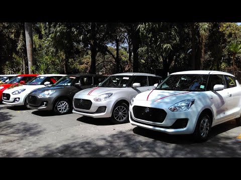 2018 All-New Swift Orange, Grey, Silky Silver, Blue and Pearl Arctic White Colour Walkaround!!