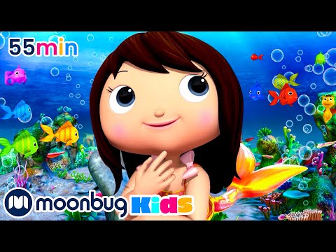 The Little Mermaid | LBB Songs | Learn with Little Baby Bum Nursery Rhymes - Moonbug Kids