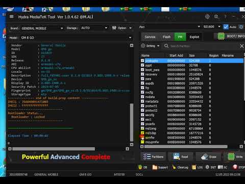 GM 8 GO Hydratool ile yazılım yedeği nasıl alıır