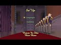 Cinderella II Dreams Come True UK DVD Menu Walkthrough 2002