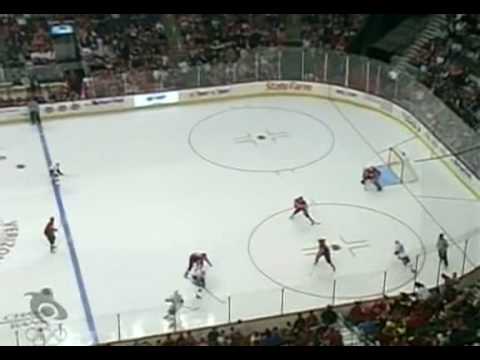 Alfredsson goal 1/2 @ Capitals (02/01/09)