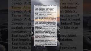 Download lagu INILAH PERTANYAAN MALAIKAT DIDALAM KUBUR mp3