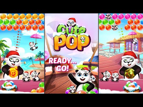 Cute Pop: Panda Bubble Shooter - Addictive Game Video