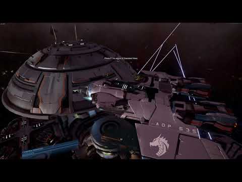 X4 Foundations - Landing fighter vanguard ship on a station