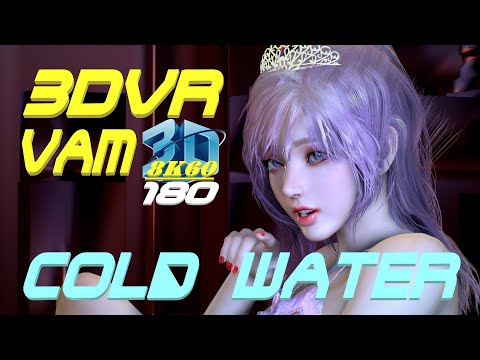 3DVR180 8K VaM Major Lazer - Cold Water, Dance, MMD, ダンス 60FPS VR180