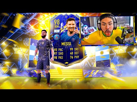I PACKED 98 TOTY MESSI!!! FIFA 22