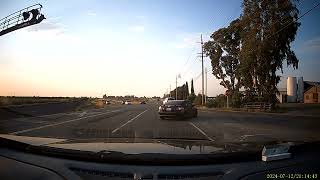 Scion tc swipes Chevy Tahoe in Modesto