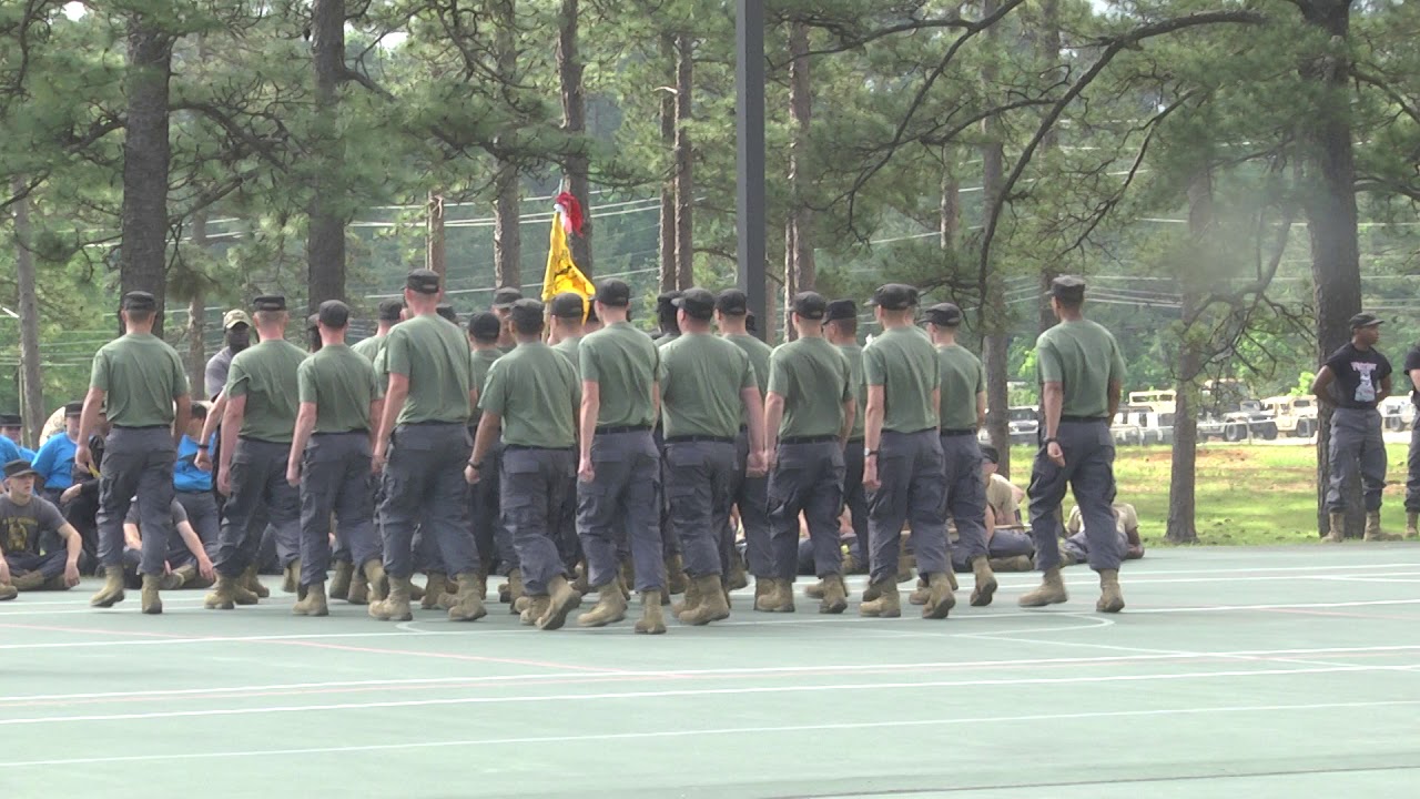 Class 52 Alpha Platoon Drill Down