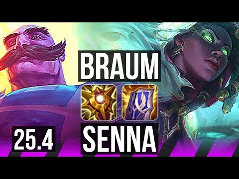 BRAUM & Samira vs SENNA & Kai'Sa (SUP) | KR Challenger | 25.4