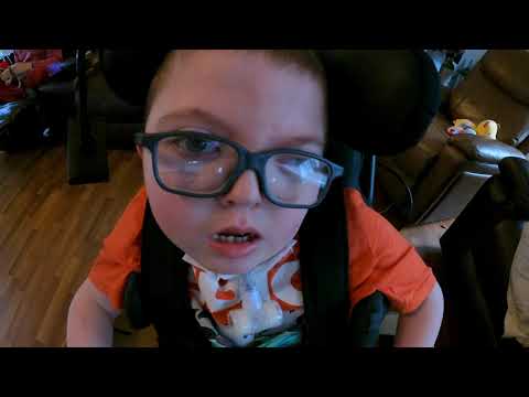 Jonathan Using Tobii Dynavox