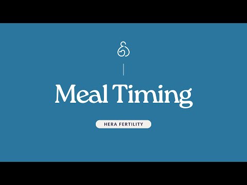 When You Eat Matters: Meal Timing
