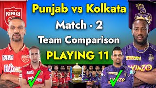 IPL 2023 | PBKS vs KKR Comparison 2023 | Punjab Kings vs Kolkata Knight Riders Playing 11
