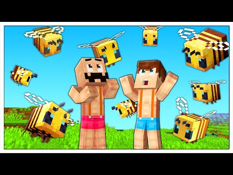 COME SOPRAVVIVERE ALLA PIOGGIA DI API E MIELE! - Minecraft ITA