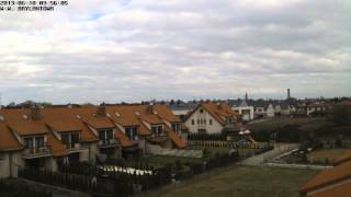 preview picture of video '2015-03-30 - Weather Time Lapse Brylantowa, Wroclaw'
