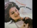 Kitty Wells - **TRIBUTE** - Half As Much (1959).