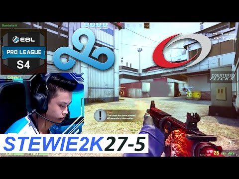 Stewie2k POV 27-5 / C9 vs compLexity / Cache / ESL Pro League Season 3
