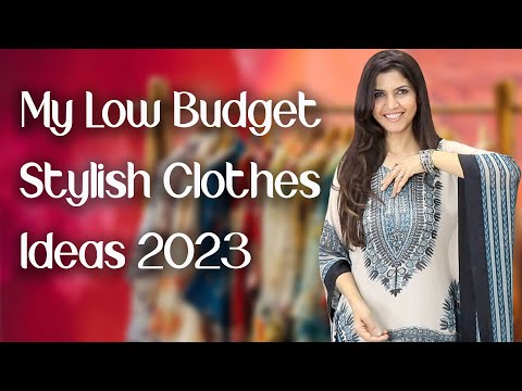 My Low Budget Stylish Clothes Ideas 2023/Elegant Dress Designing Ideas  - Ghazal Siddique