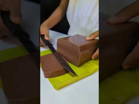 Choco milk jelly 🤤 | #chocolate #jelly #shorts