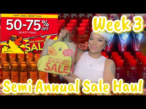 ☀️ Bath & Body Works Semi Annual Sale Haul Week 3