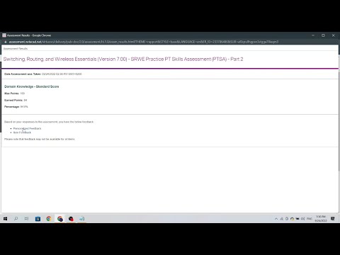 SRWE ENSA Practice PT Skills Assessment PTSA Part 2