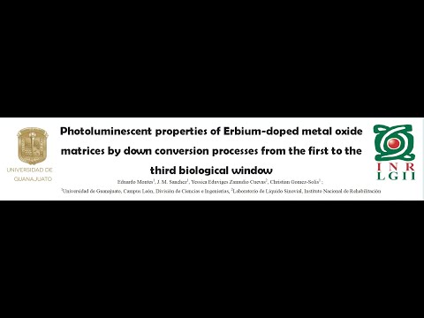 Photoluminescent properties of Erbium-doped metal oxide