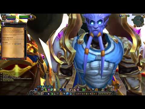 Wow Legion  PATCH 7.3 - Heading to Argus - Army of Light - High Exarch Turalyon part one