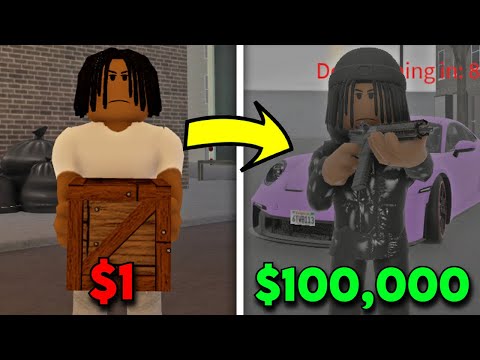 I WENT FROM $1 TO $100K IN THIS NEW SOUTH BRONX ROBLOX HOOD GAME!