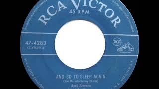 1951 April Stevens - And So To Sleep Again