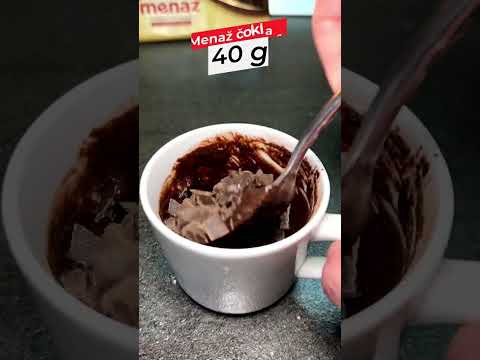 Čarobni Menaž Brauni iz šolje!💖 #shorts