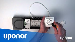 Uponor Smatrix T144 szabályozó telepítése – installációs videó