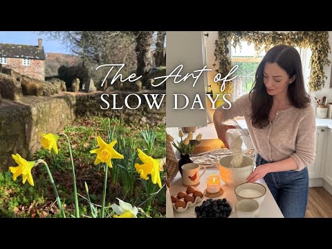 The Art of Slow Days in the English Countryside | Cosy Cottage Baking & Homemaking Vlog UK
