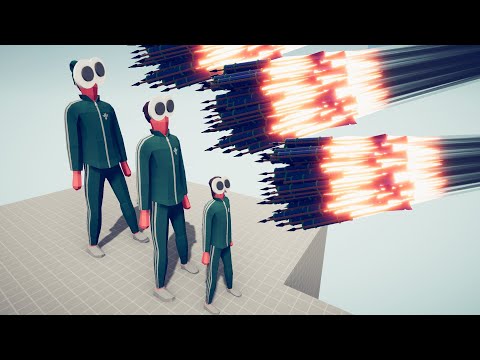 3x SQUID GAME GIANTS vs EVERY GOD | Totally Accurate Battle Simulator TABS