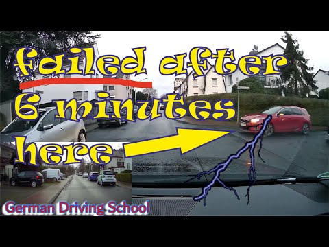 Exam #32 failed exam after 6 minutes - rechts vor links Fehler in der Prüfung  German Driving School