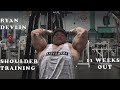 Bodybuilder Ryan Devlin 11 Weeks Out Shoulder Training