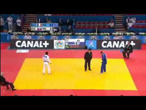 JUDO 2011 World Championships: Mansur Isaev (Мансу́р Иса́ев) (RUS) - Benjamin Darbelet (FRA)