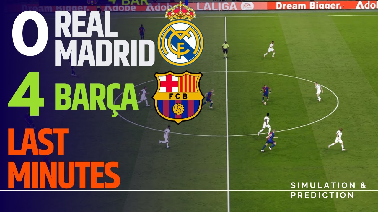 🔴 REAL MADRID VS BARCELONA PARTIDO EN VIVO / LIGA ESPAÑOLA