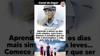 🙏❤🙏MENSAGEM ESPIRITA 735 CHICO XAVIER APRENDA A DEIXAR OS DIAS #canaldodegarshorts