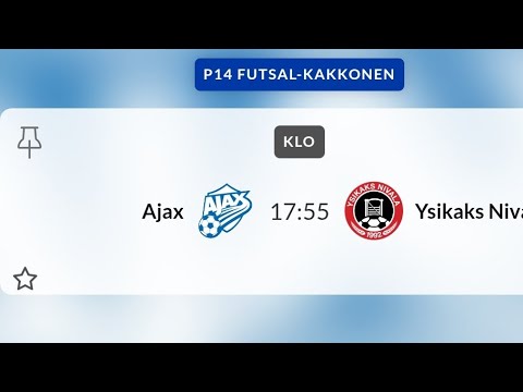 Ajax - Ysikaks P14 Futsal kakkonen Pohjoinen 3.1.26