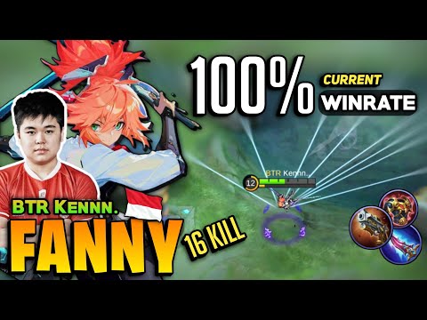 FANNY 100% WINRATE! Hybrid Tank Build [ Top Global Fanny Best Build ] BTR Kenn - Mobile Legends