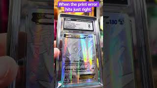 New grail acquired. How do you feel about misprinted cards? #pokemoncards #misprint #dialga #grails
