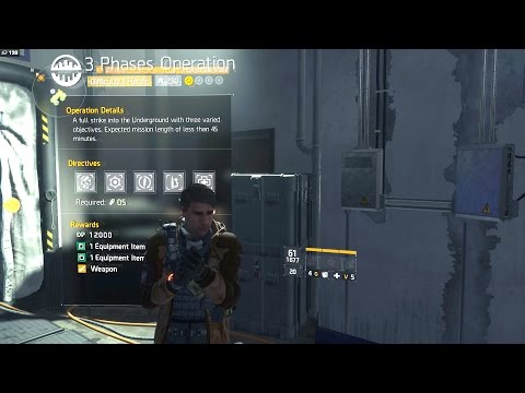 The Division | Heroic Underground Solo [3 Phase] [5 Directives]