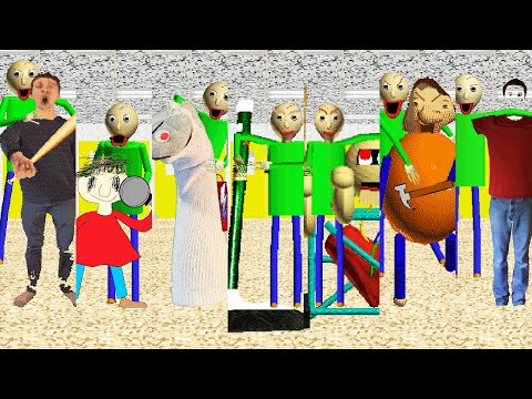 Everyone Helps Baldi's 7 Character Mods - ALL PERFECT!