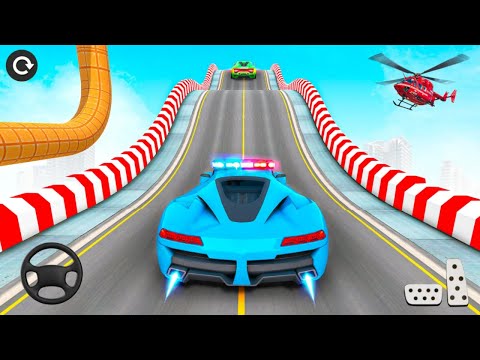 Police Mega Ramp Car Game Racing - Crazy Police Car Stunt Games - Jeep 4x4 Unlocked Android Gameplay