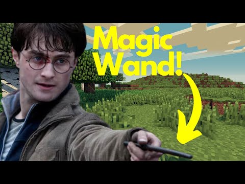 How to make Harry Potters Magic Wand on minecraft using commands!