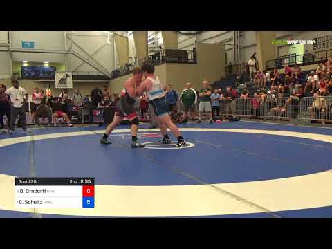 2018 UWW Cadet And U23 Nationals/U23 Greco-Roman 130 RR Rnd 2 - David Tate Orndorff (UVRTC) Vs. Co