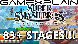 ANOTHER 8 Stages Found in Super Smash Bros. Ultimate! (An INSANE 83+ Total...So Far!)